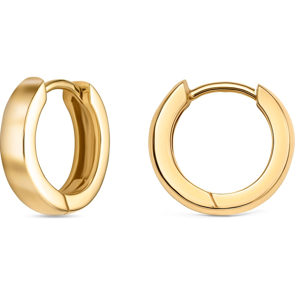 Valeria Créoles 585 Or jaune Boucles d'oreilles