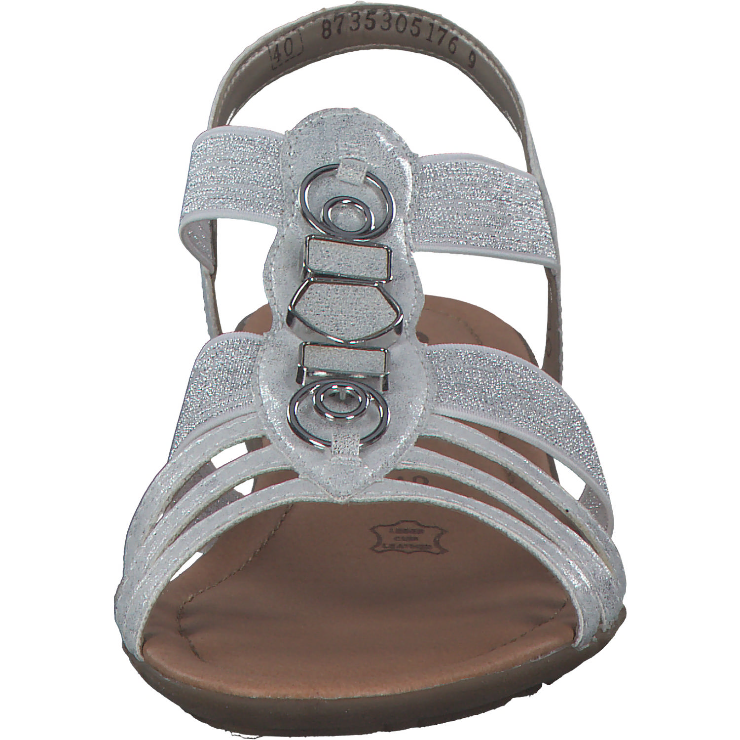 Remonte R3654, Keilsandaletten, Damen, ice/weiss-silber