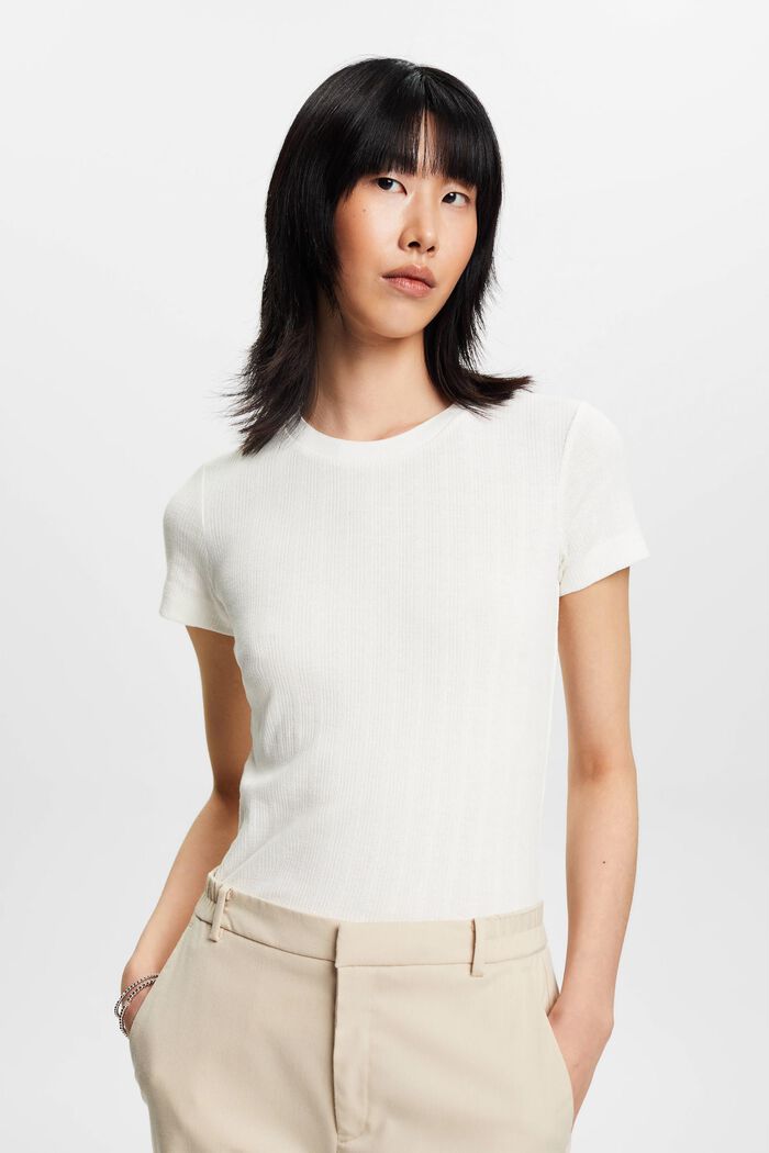 Pointelle-T-Shirt