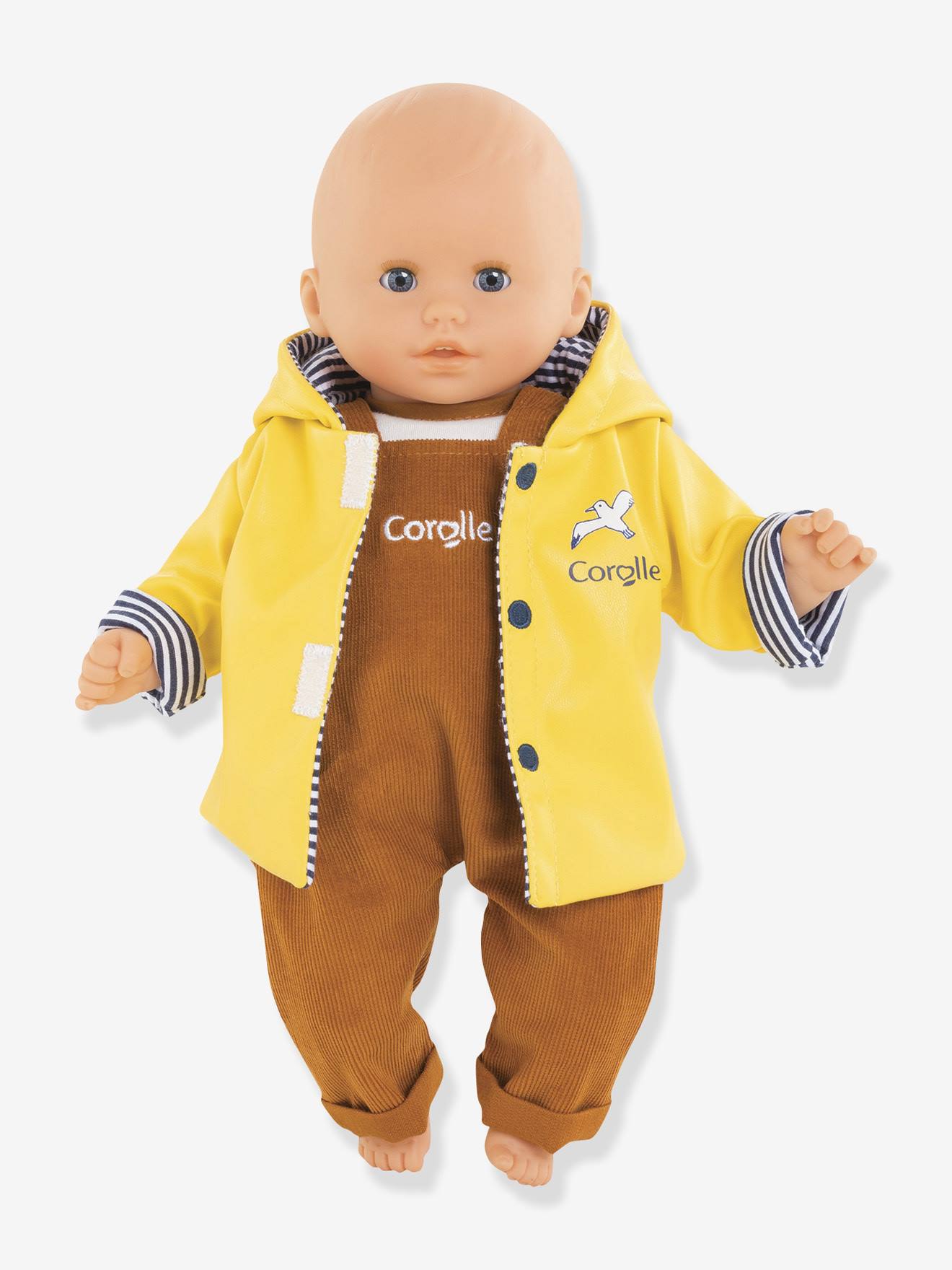 Corolle Babypuppen-Regenmantel COROLLE, 30 cm - gelb