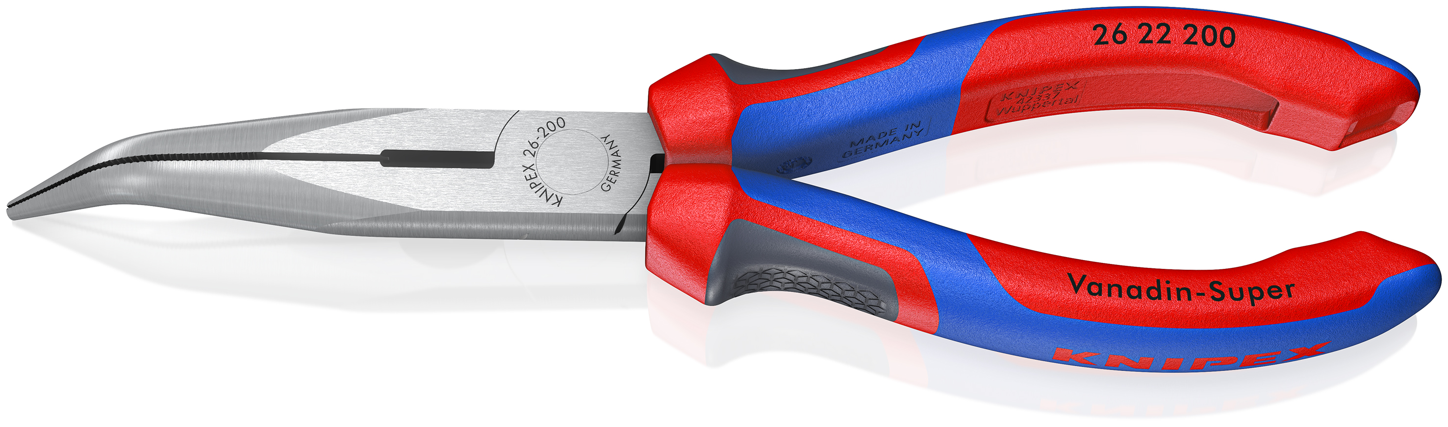 Knipex 26 22 200 Zahnuté telefonní kleště + boční štípačky 200 mm