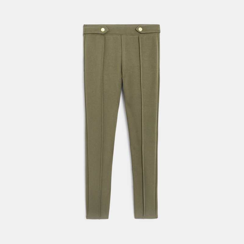 Jegging chic en jersey Milano vert fille
