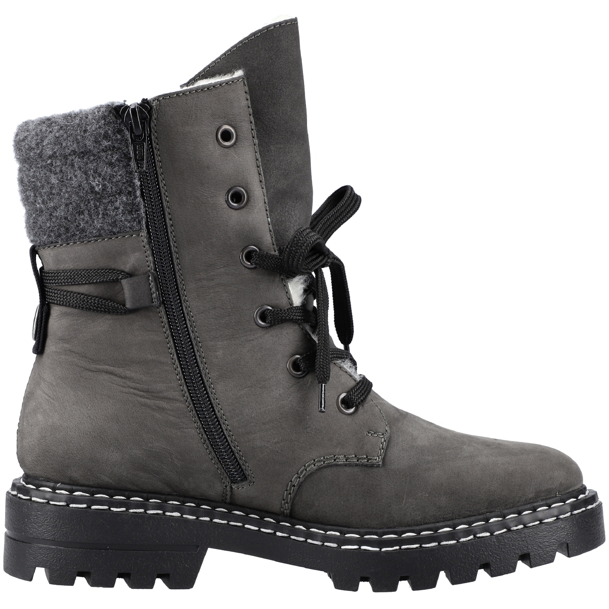 Rieker Z5531 Schnürboots grau