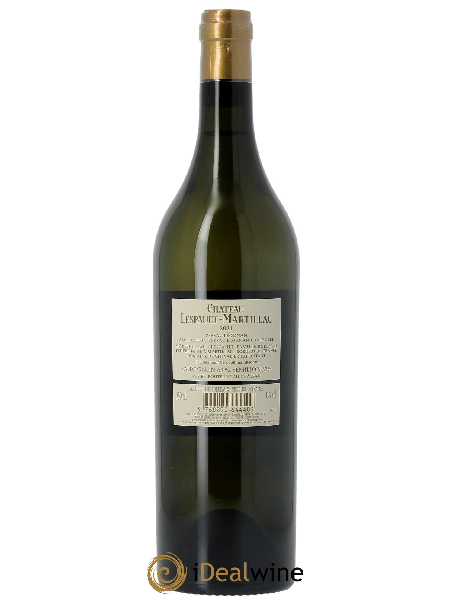 Château Lespault-Martillac  2021 - Lot de 1 Bouteille