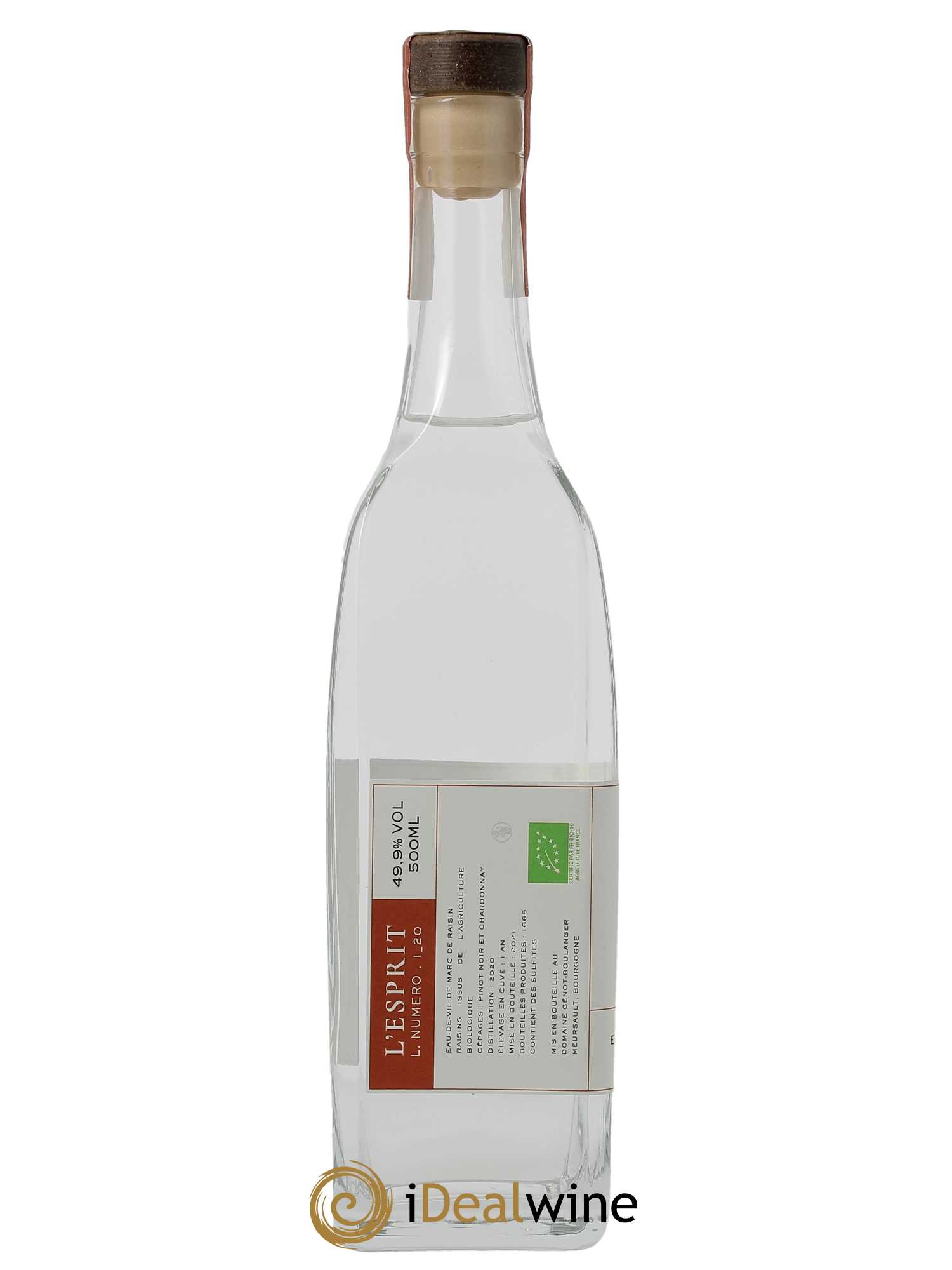 Eau de vie de marc L'Esprit n°1_20 Génot-Boulanger (Domaine)   - Lot de 1 Bouteille