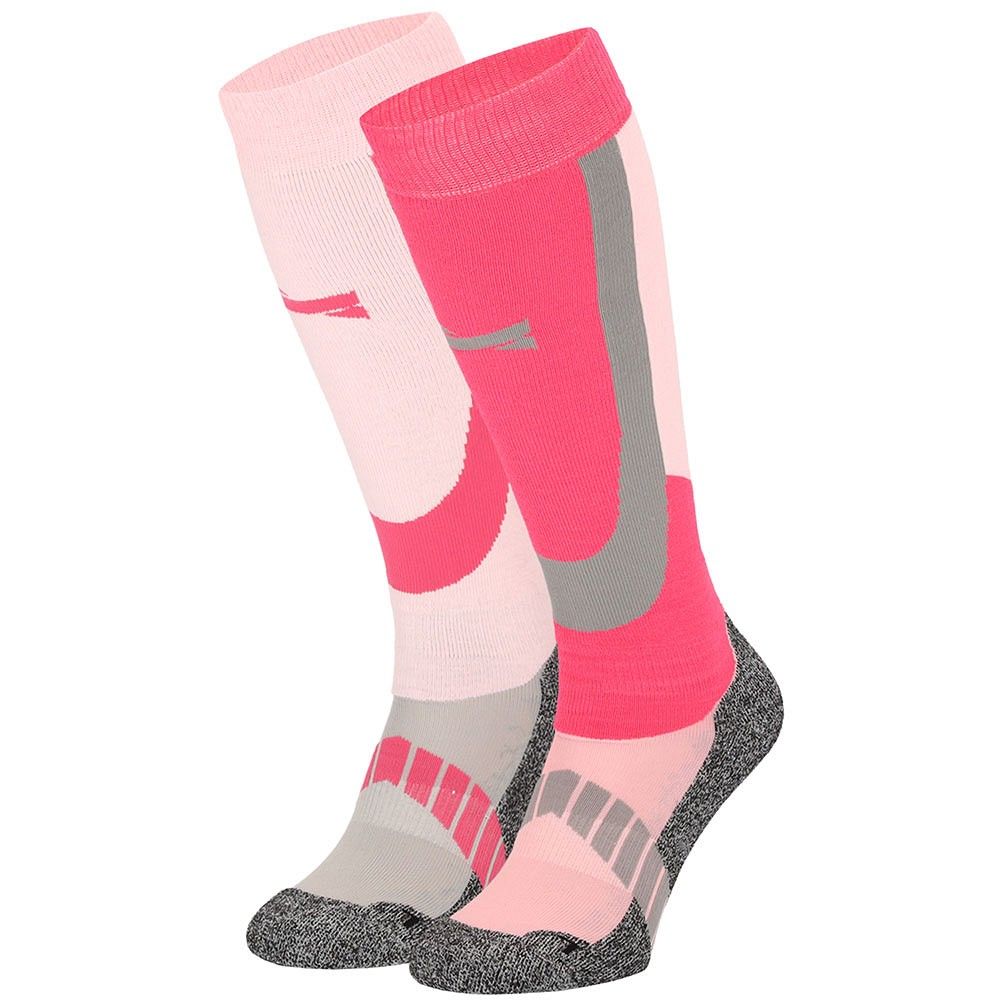 Xtreme 6 Paar Multi Pink Unisex Skisocken