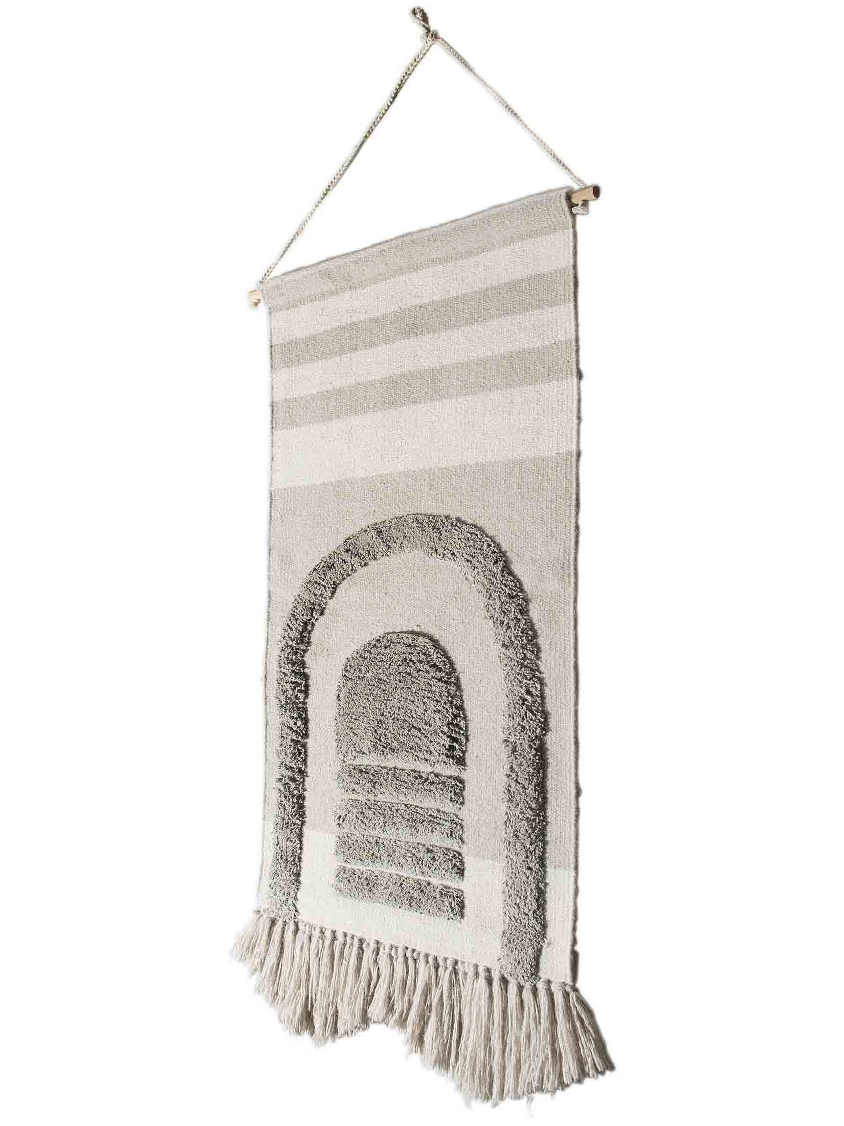 Timola Wand-Teppich, BOHO Mix Grey