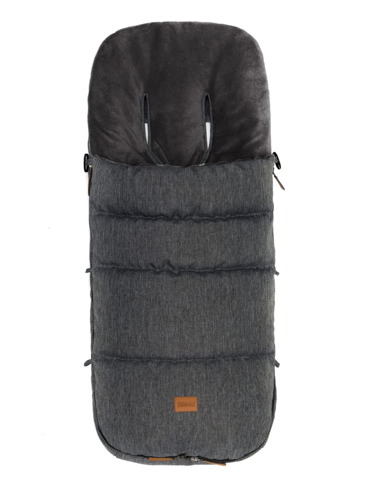 fillikid Winterfußsack Kinley Exklusiv in Melange Hellgrau günstig kaufen onesize