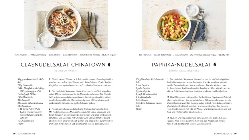 1 Nudel – 40 Salate