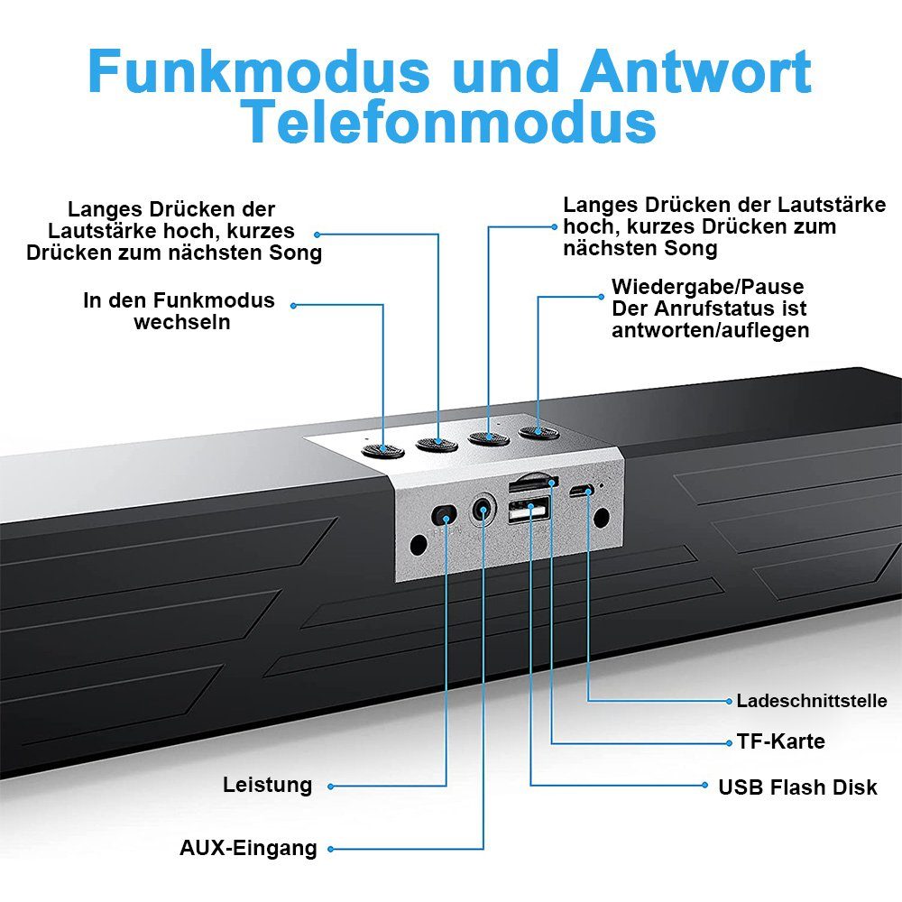 FeelGlad Lauter und klarer Klang Soundbar