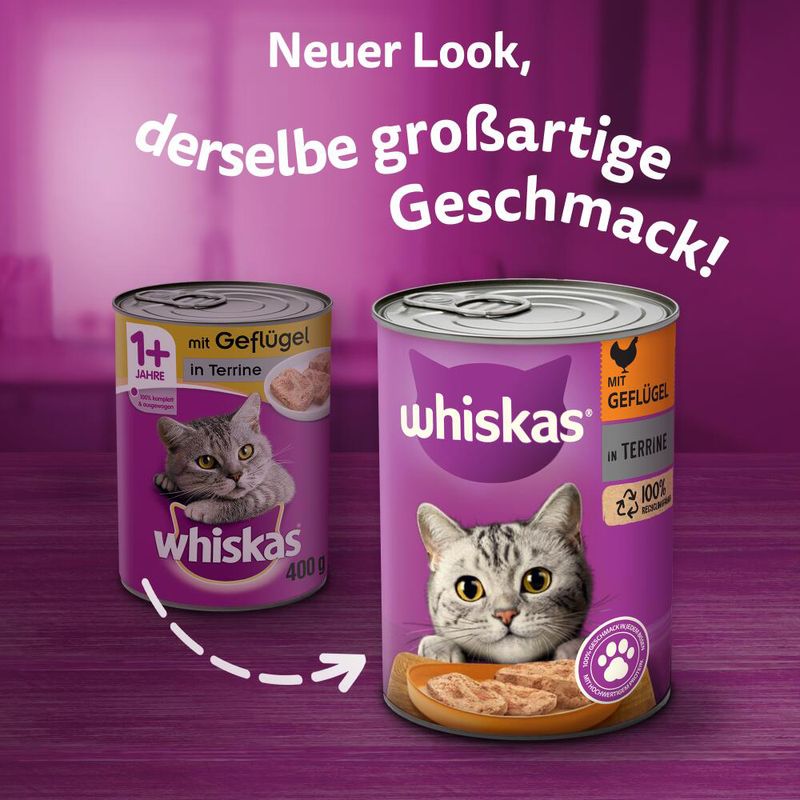 Whiskas 1+ Dose 12 x 400 g zu TOP-Preisen