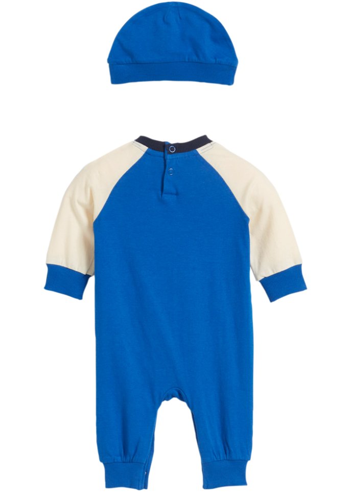 Baby Overall + Mütze aus Bio-Baumwolle (2-tlg.Set)