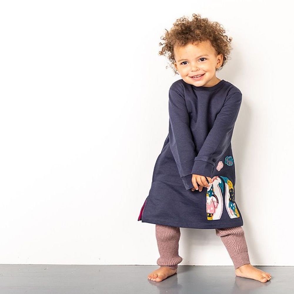 Sense Organics Sweatkleid Sense Organics Langarm Schlupfkleid Lai