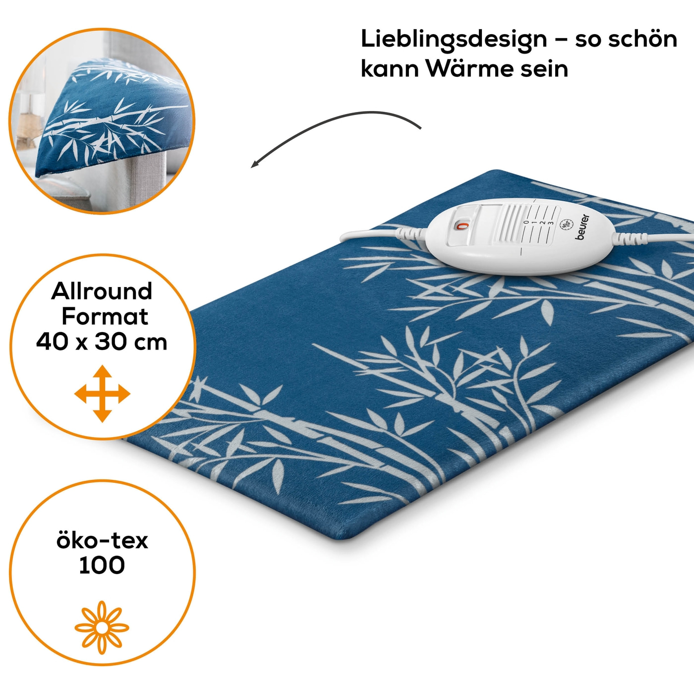 Beurer Heizkissen HK 35-Schnelle und wohltuende Wärme