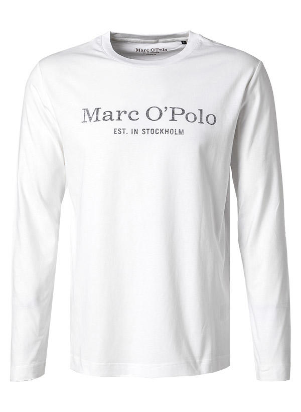 Marc O'Polo, Longsleeve, Regular Fit, Bio Baumwolle, weiß