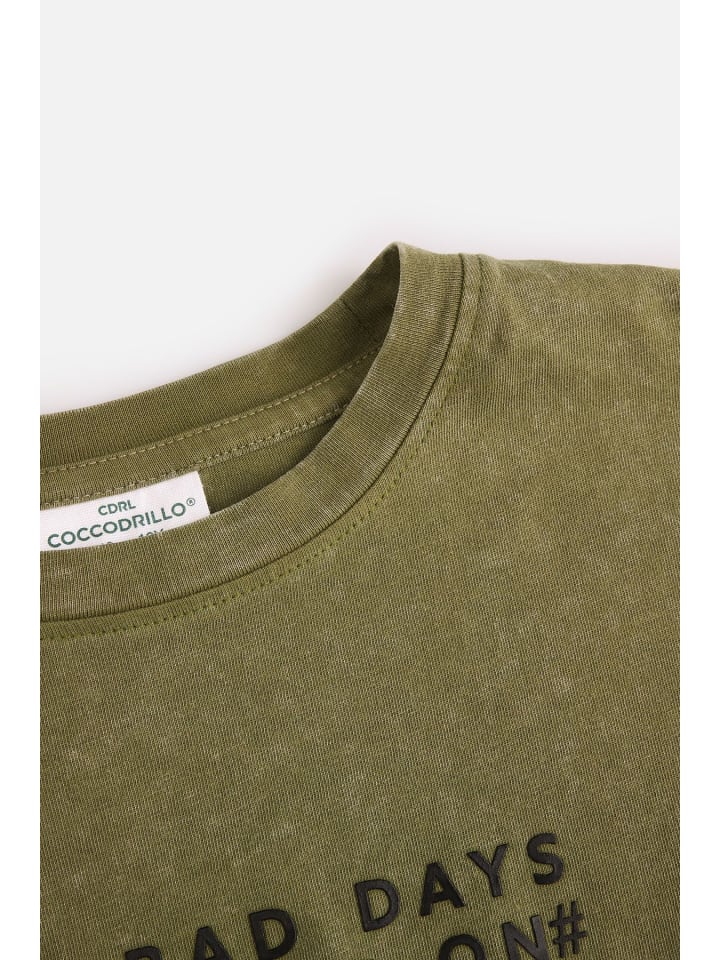 Coccodrillo T-Shirt mit langen Ärmeln in grün günstig kaufen