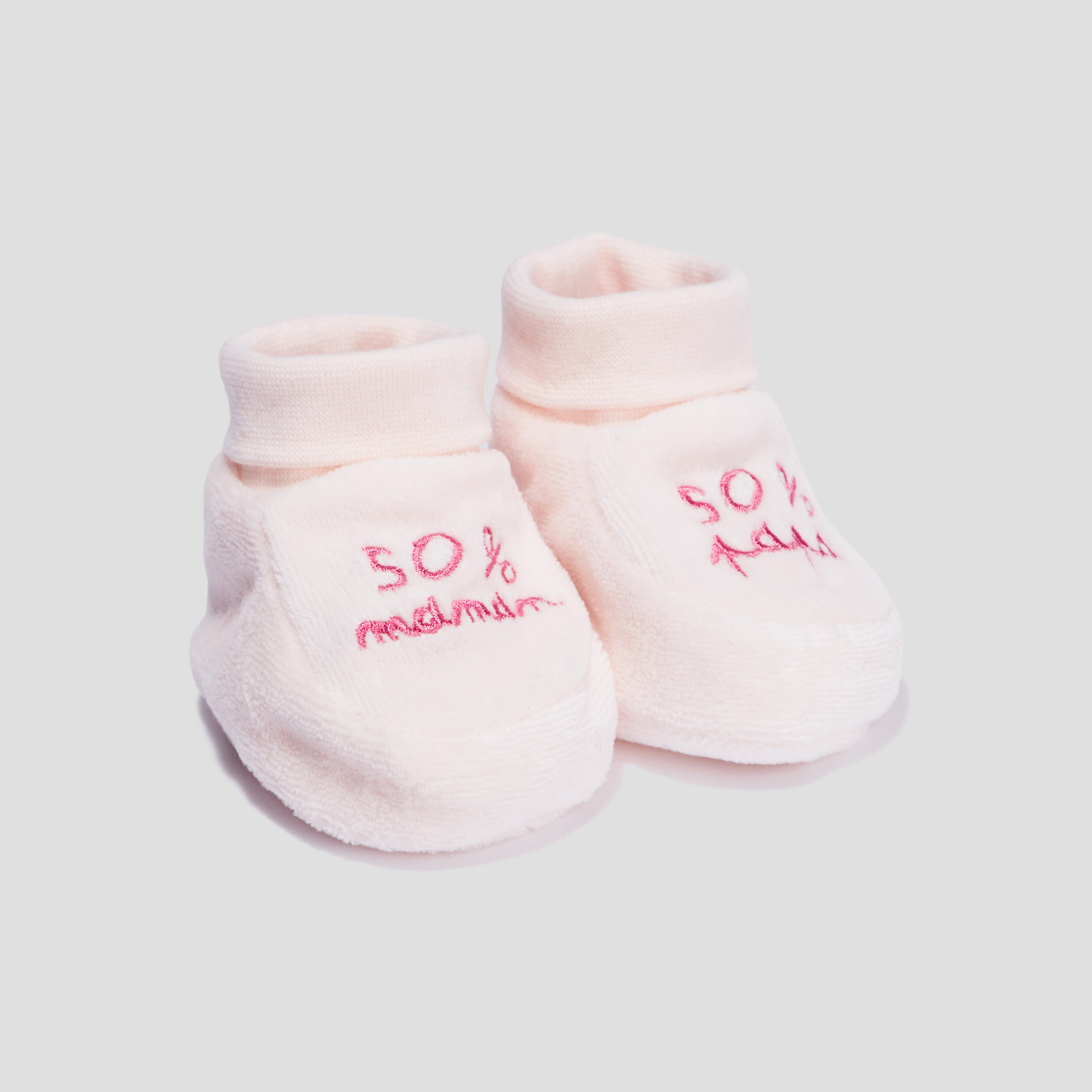 Chaussons rose clair bébé fille | La Halle