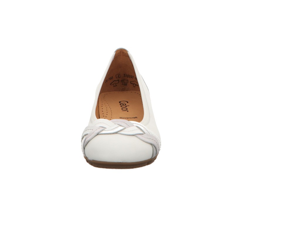GABOR Ballerinas weiss Gabor Fashion Sportlicher Ballerina 24.1