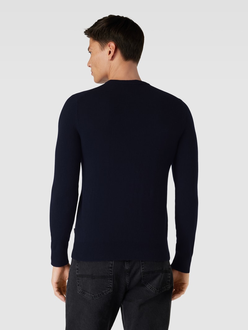 Strickpullover aus Kaschmir Modell 'Cashmono' in marineblau