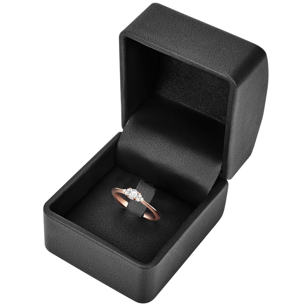 Ring Sterling Silber Zirkonia in Roségold