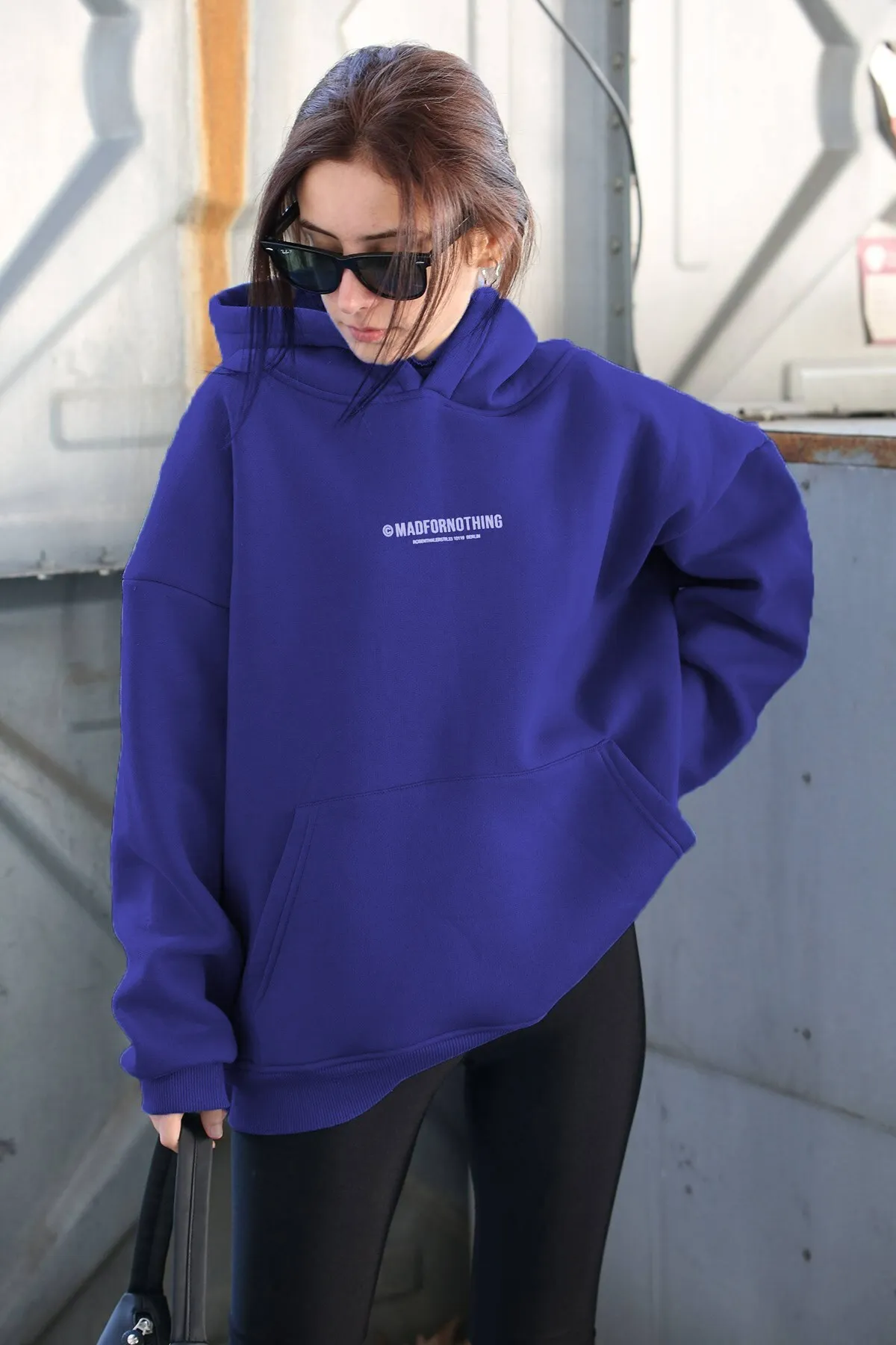Madmext  Mad Girls Saks bedrucktes Oversize-Sweatshirt Mg1287