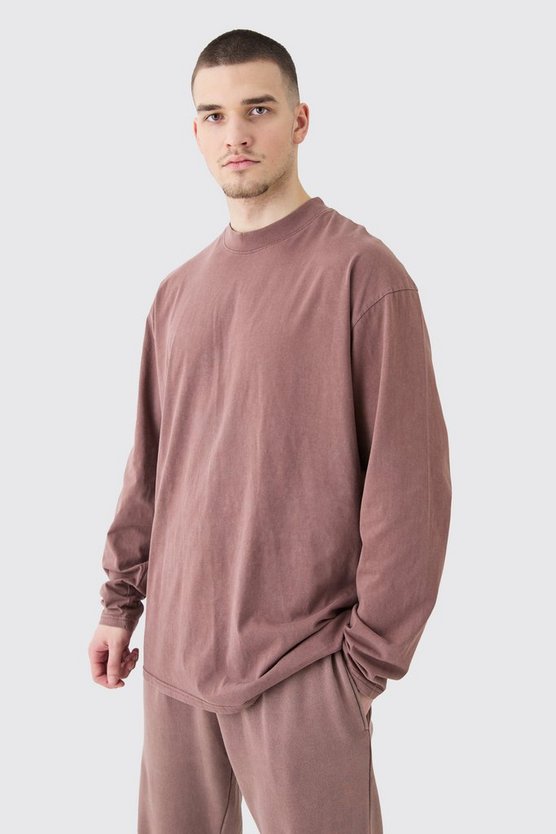 Tall langärmliges Oversize T-Shirt