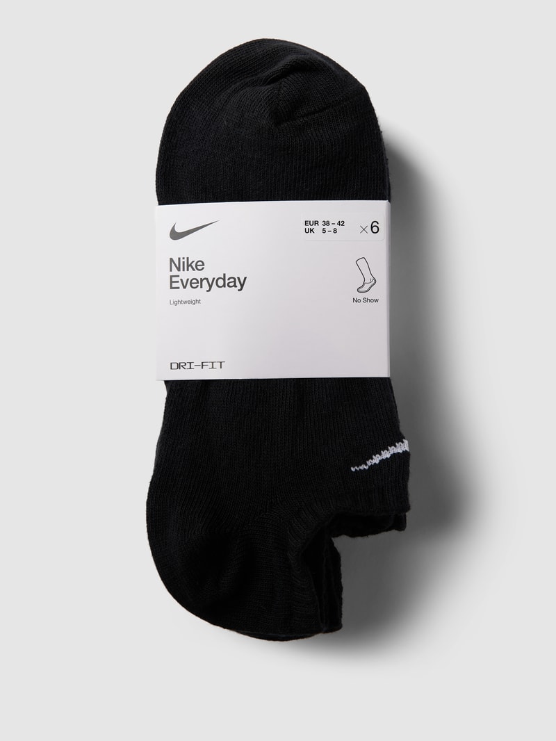 Socken mit Label-Print in schwarz