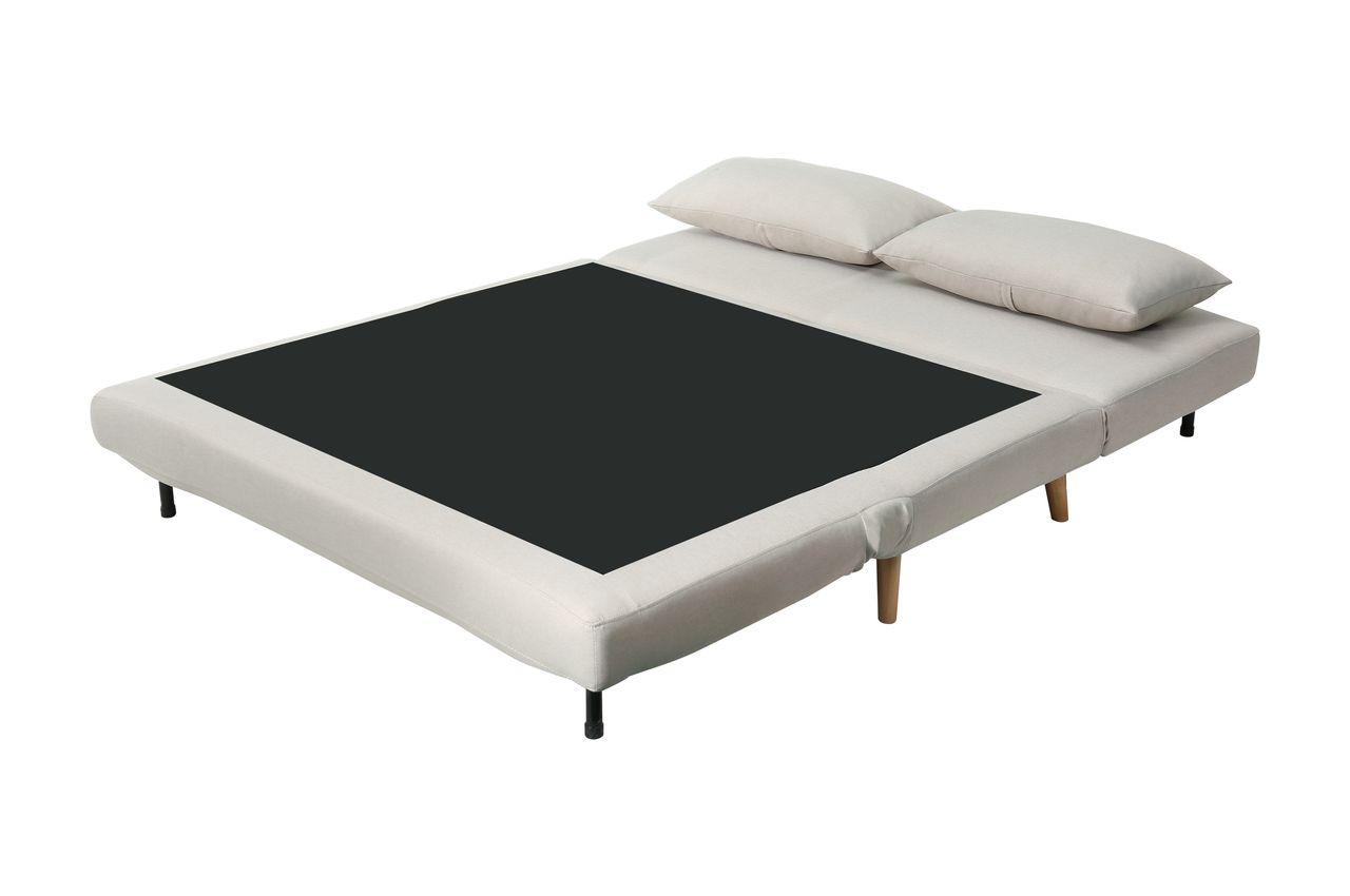 Happy Home Happy Home Schlafsessel inkl. Kissen 141 x 90 x 71 cm hellgrau