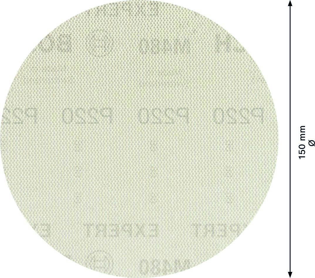 Bosch Blue Accessories 2608900694 Πλέγμα λείανσης Expert M480 για παλμικά τριβεία 150 mm, K220 5 τεμαχίων