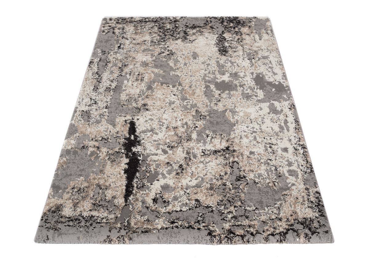 Webteppich Locri Hellgrau 65 x 130 cm