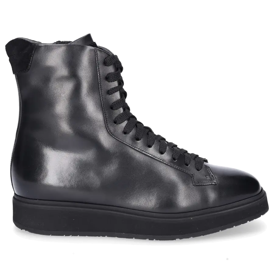 Santoni - Sneaker high 60406 schwarz - schwarz