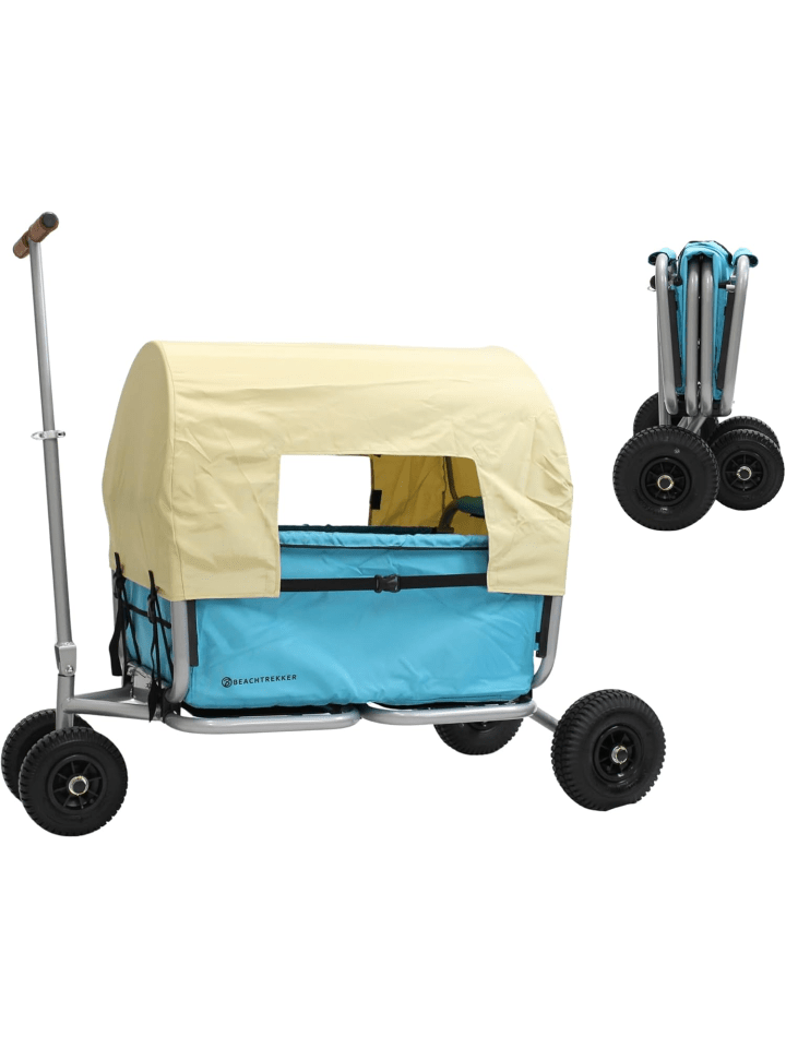 Beachtrekker Beachtrekker LiFe faltbarer Bollerwagen (Himmelblau)   Bremse   Sonnenverdeck günstig kaufen onesize
