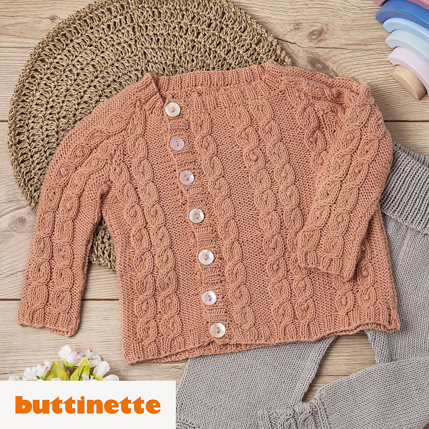 Strickanleitung – Baby-Jäckchen aus Woll Butt Baby