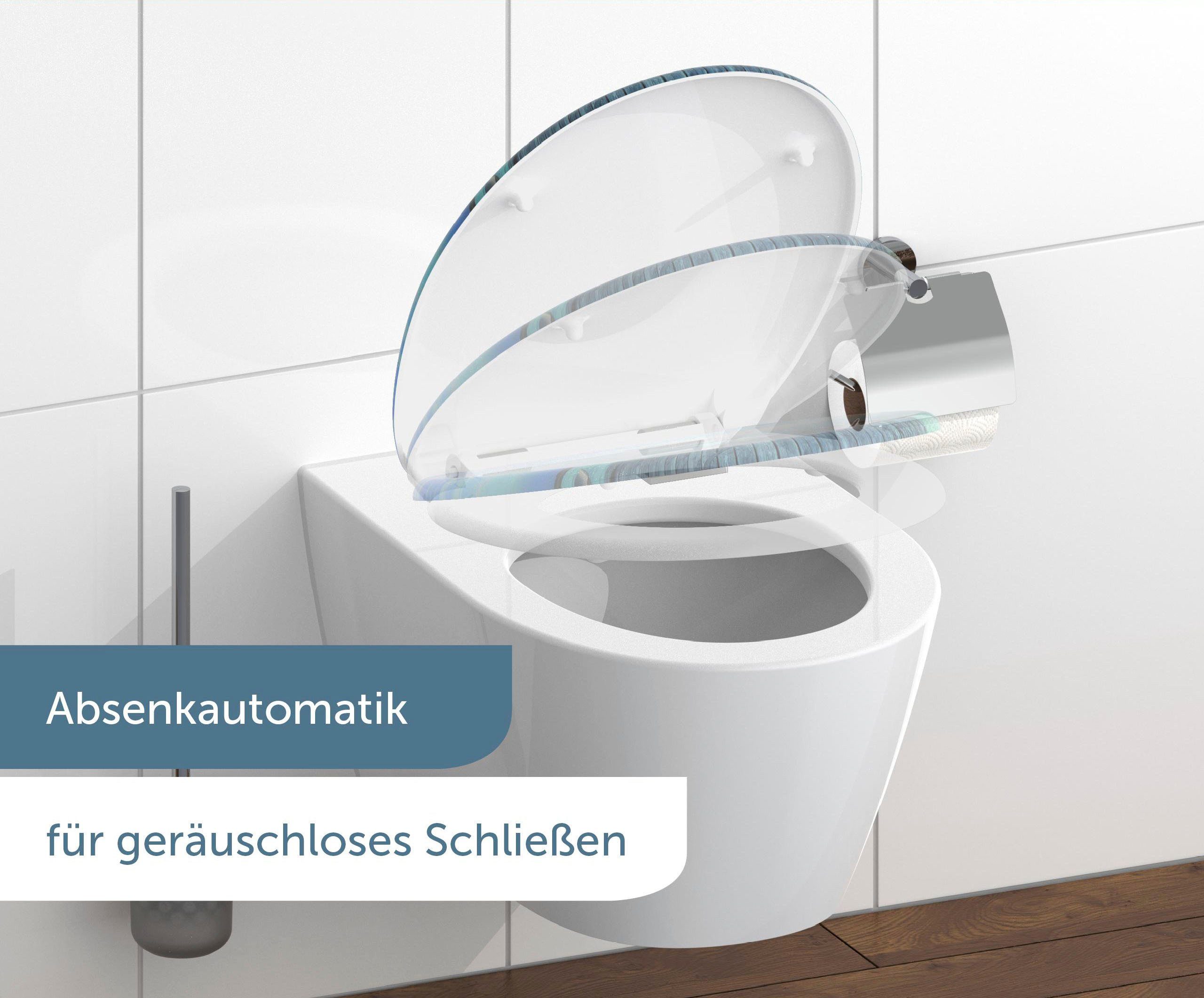 Schütte WC-Sitz Lighthouse, Duroplast, mit Absenkautomatik