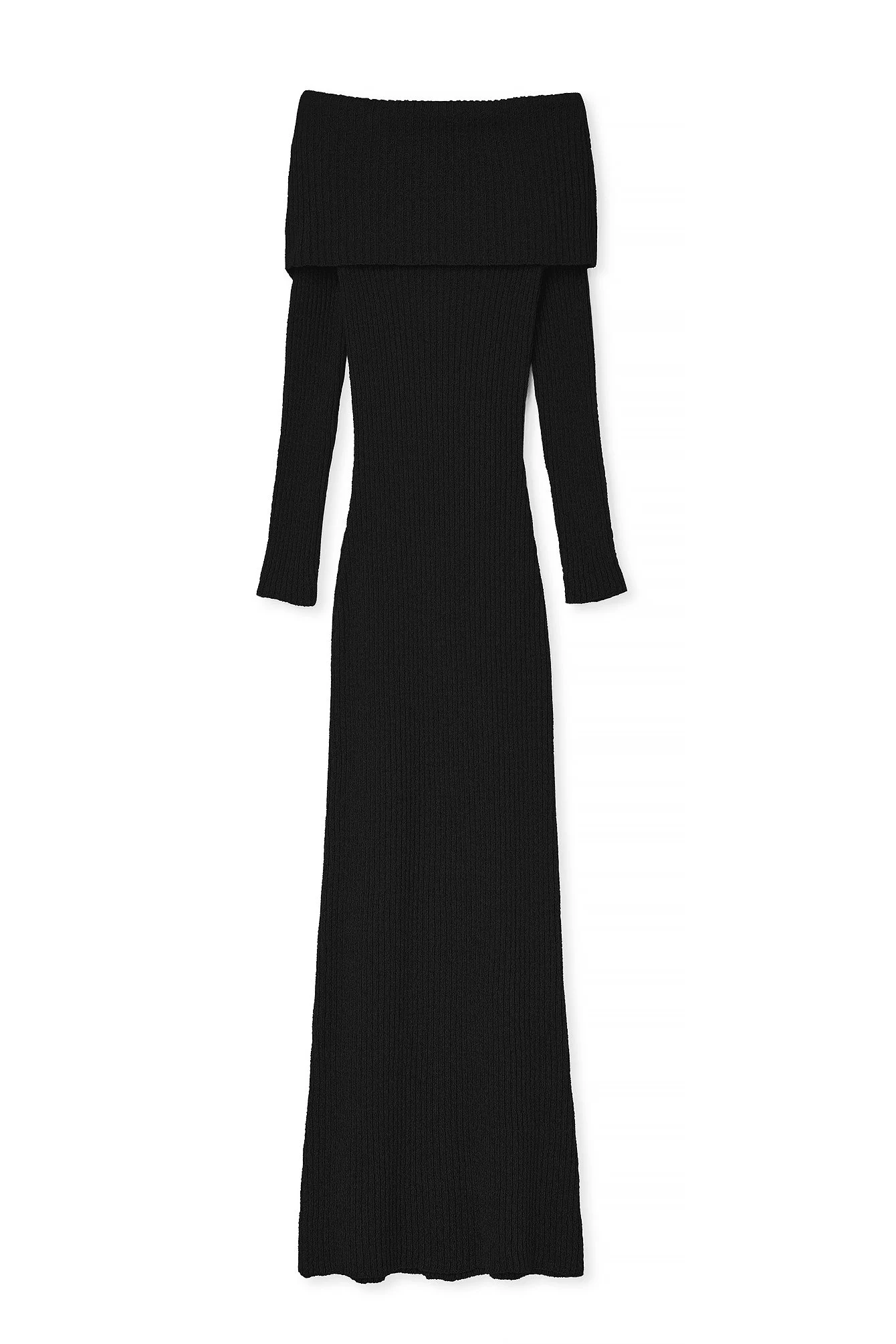 Schulterfreies Kleid mit offenem Rücken