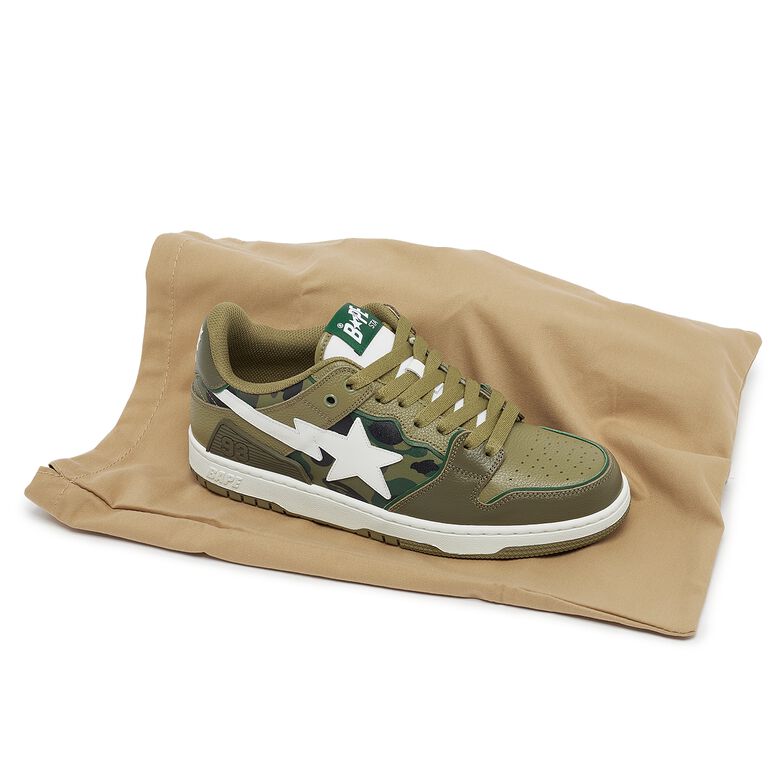 A Bathing Ape Wmns SK8 Sta #4 L olive drab