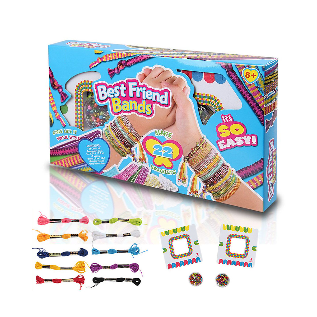 Freundschaftsbändchen Bastelset Armbänder DIY für Kinder