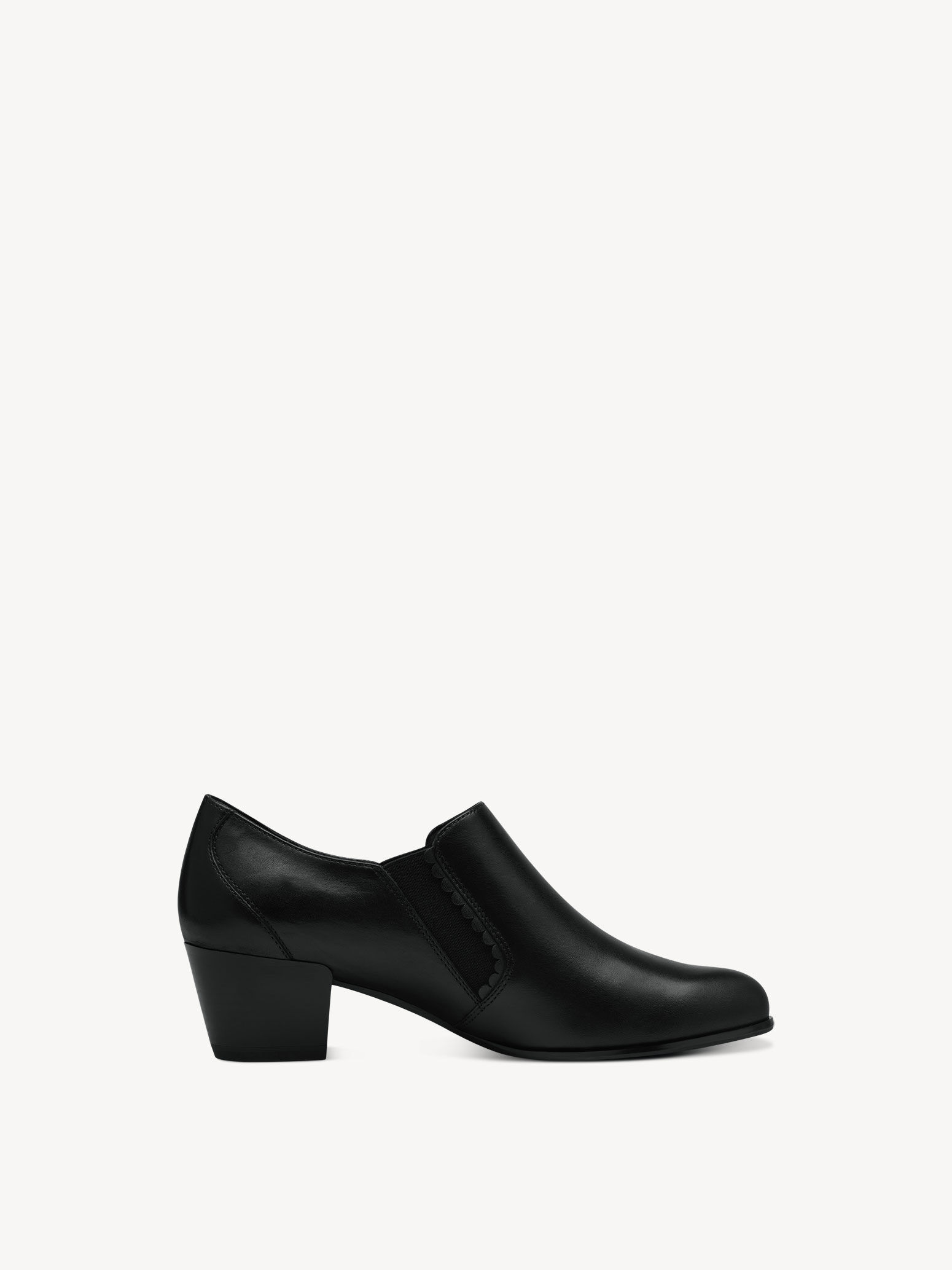 Trotteur en cuir - noir
