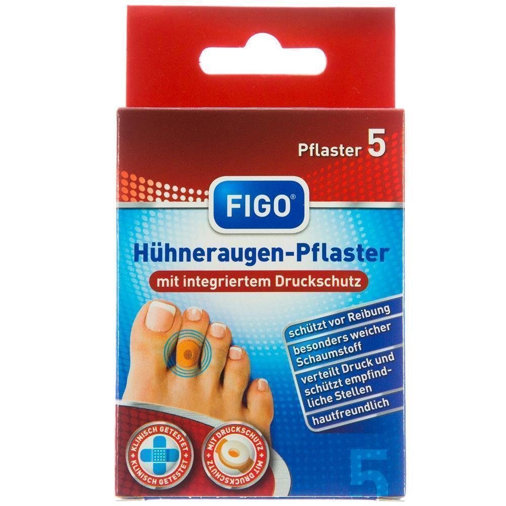 FIGO Fixierpflaster 4x 5er Hühneraugenpflaster = 20 Stück Hühneraugenpflaster Hühneraugenr