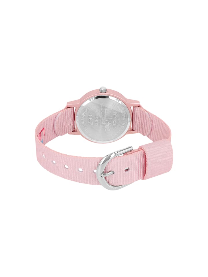 Prinzessin Lillifee Quarzuhr Textil, Aluminium in Rosa günstig kaufen 18 cm