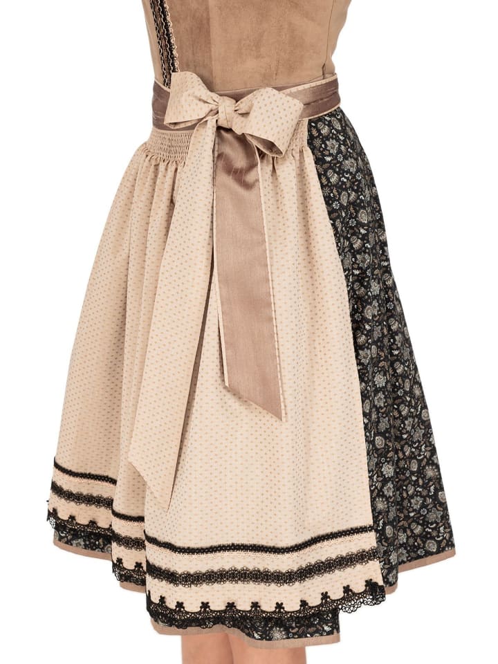 KRÜGER Midi Dirndl SELENE in hellbraun günstig kaufen