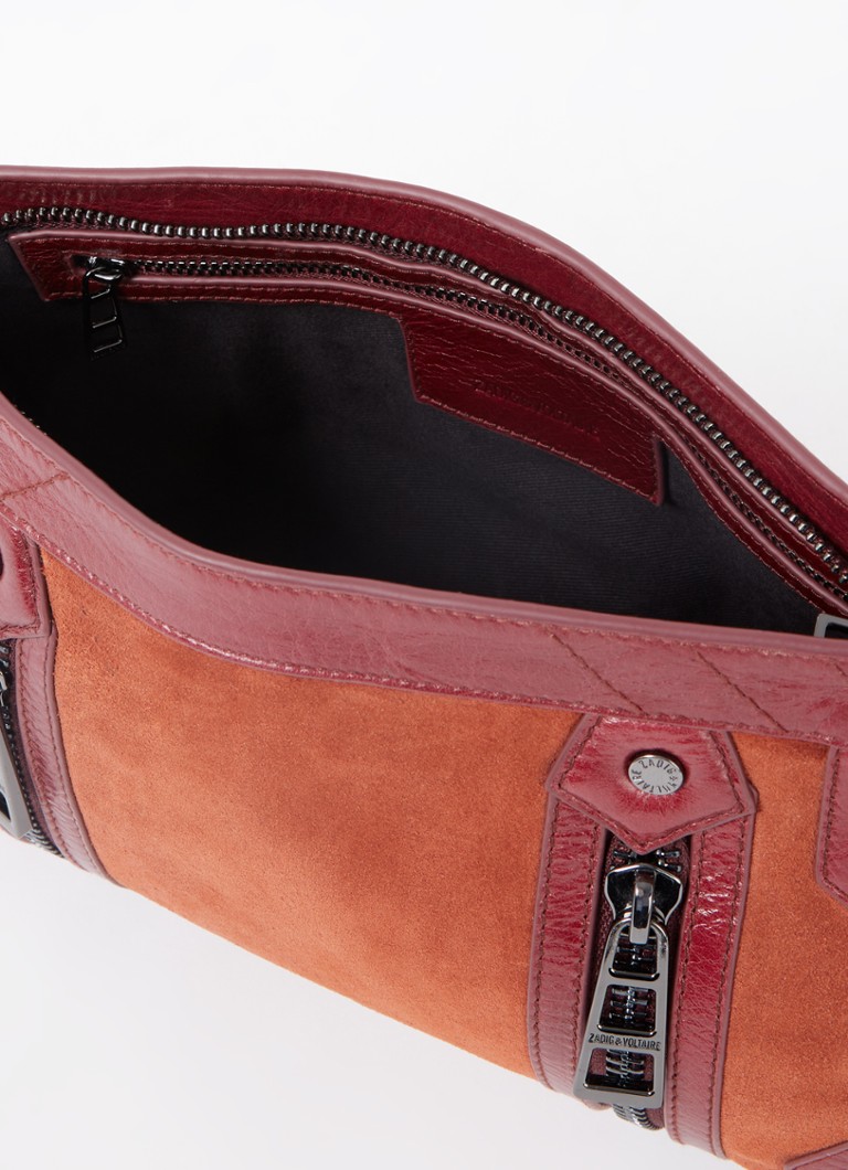 Zadig&Voltaire Sunny Moody leather crossbody bag with suede details