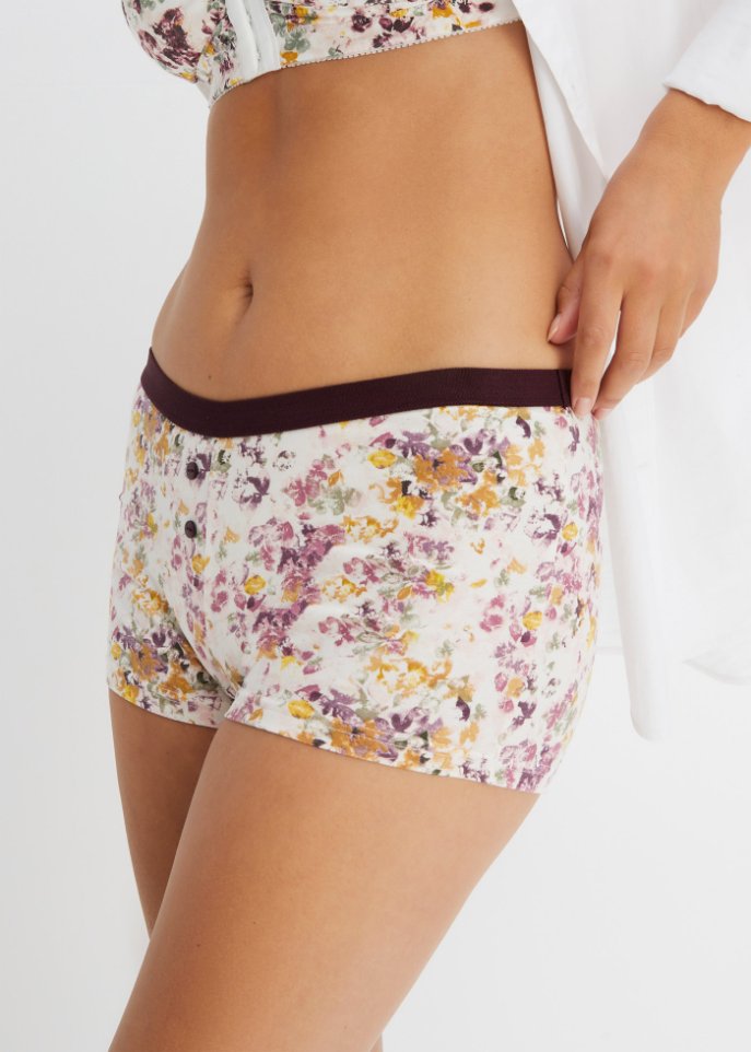 Damen Boxer (4er Pack) mit Bio-Baumwolle