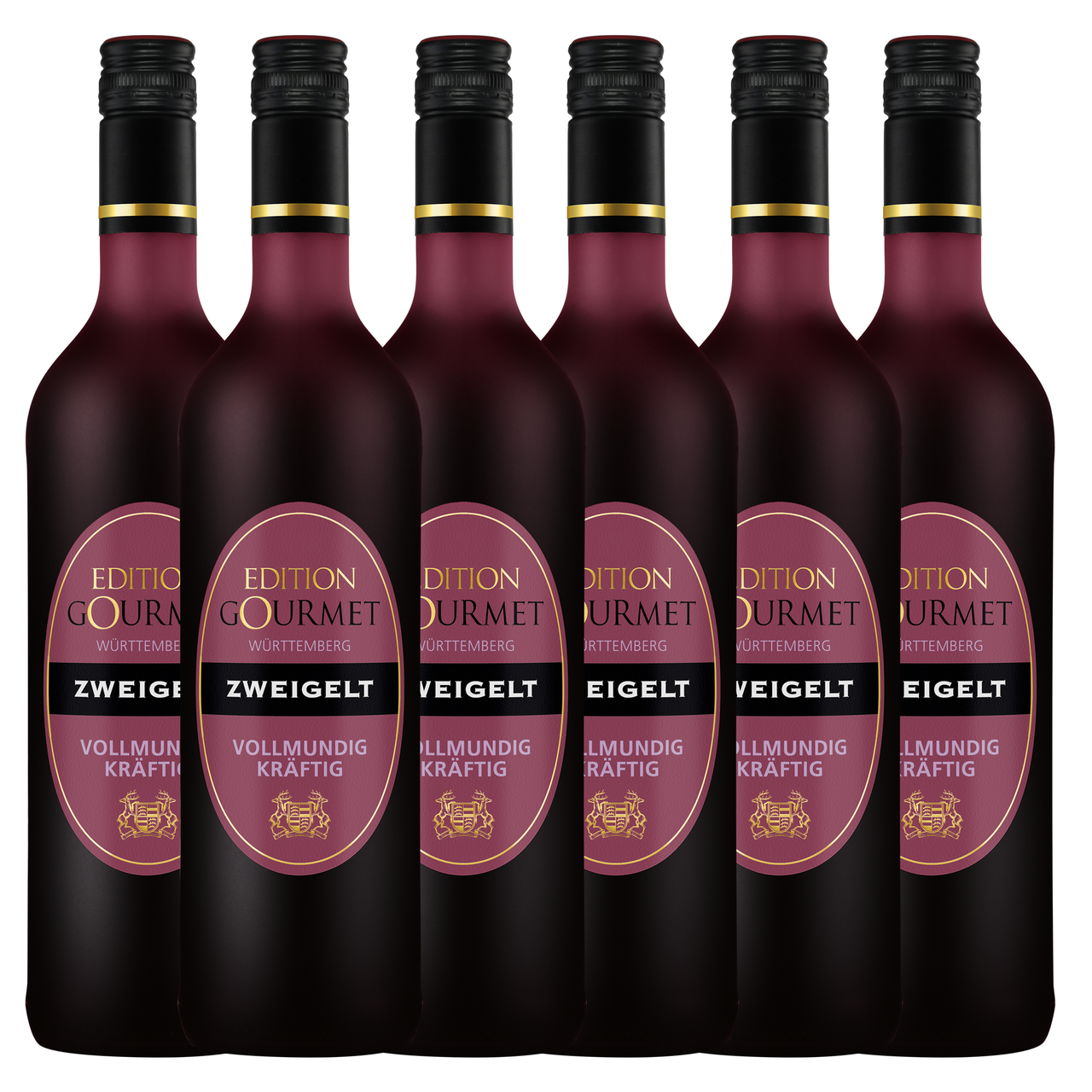 Württembergische WZG Edition Gourmet Zweigelt Qualitätswein trocken 0,75 l 6er Karton