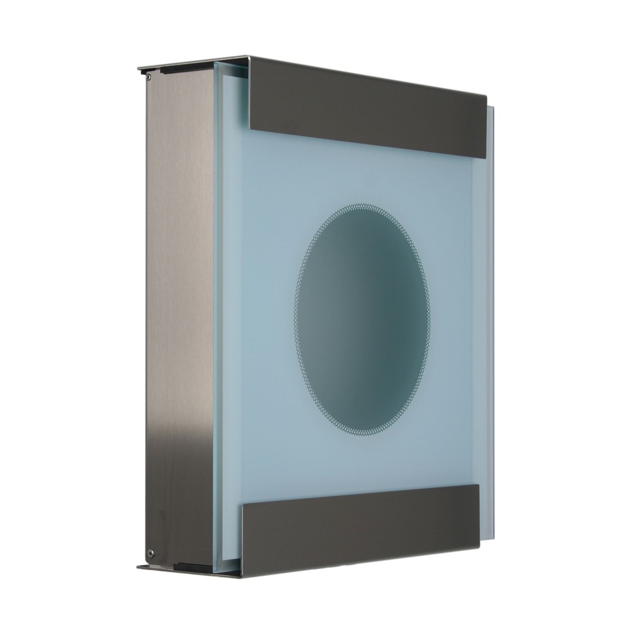 Keilbach Designprodukte Keilbach Briefkasten, Edelstahl, Glasfront