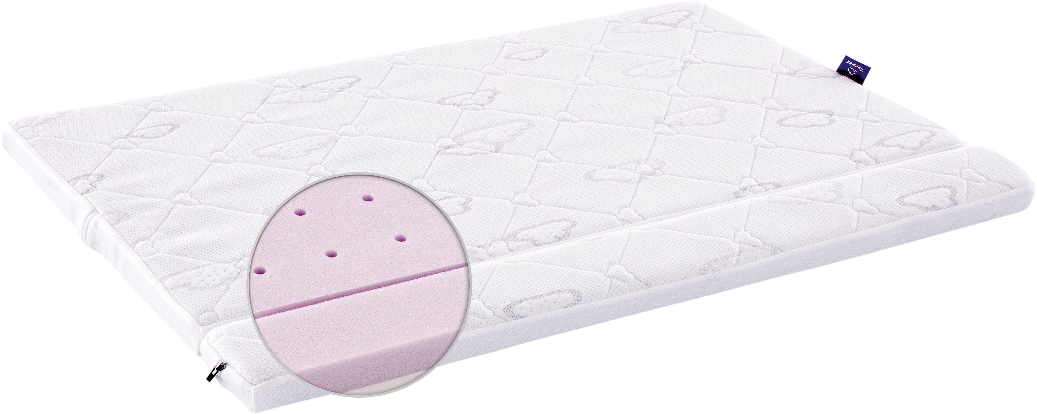 Kaltschaummatratze Beistellbett Brise Light 2-teilig, Träumeland, 6 cm hoch