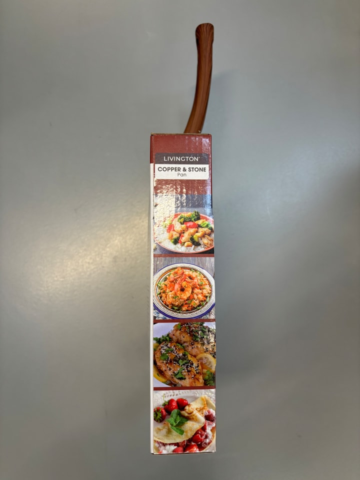Livington Pfanne Copper & Stone Pan 24 in Rot günstig kaufen onesize