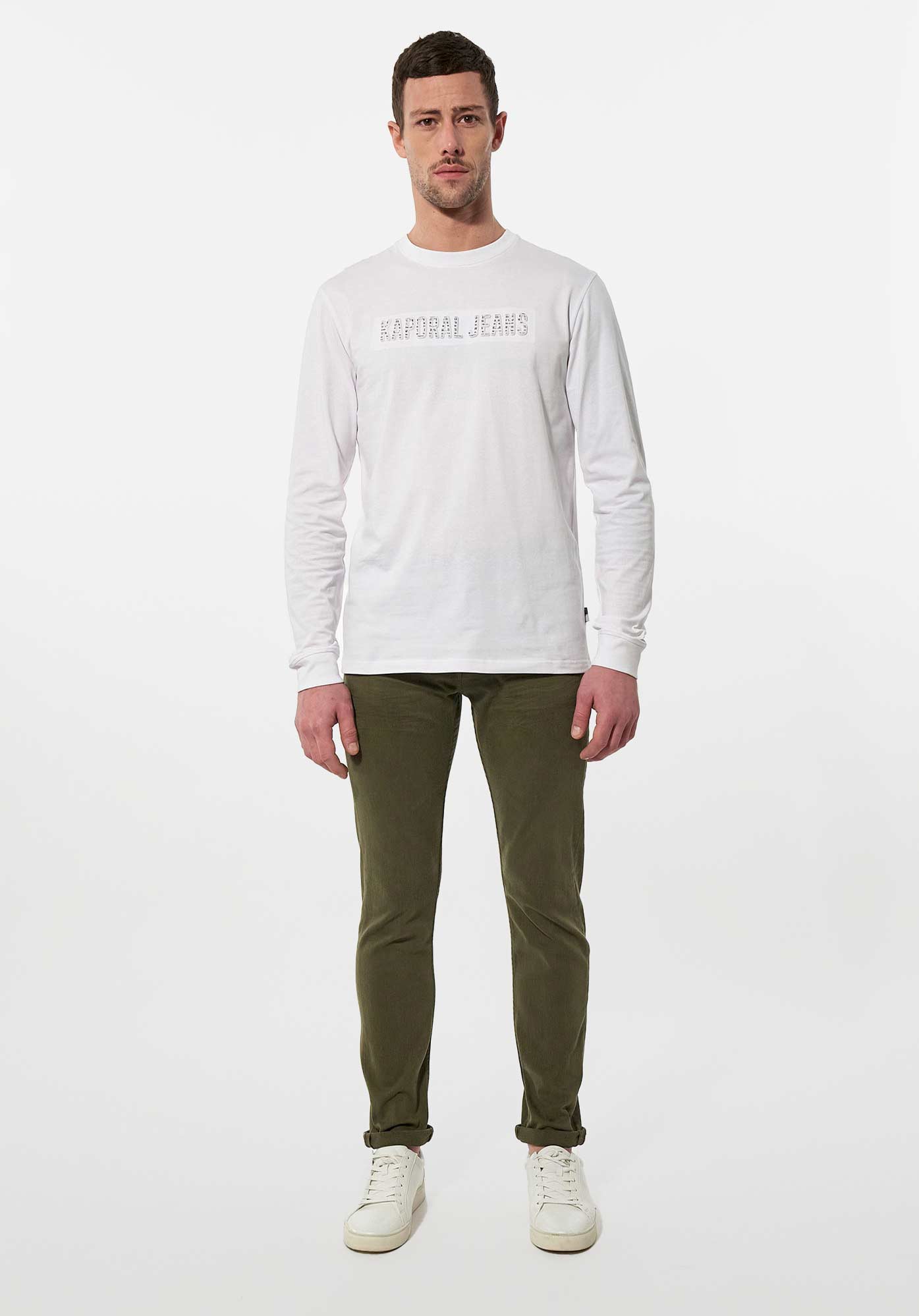 CLUB   T-shirt slim blanc Homme