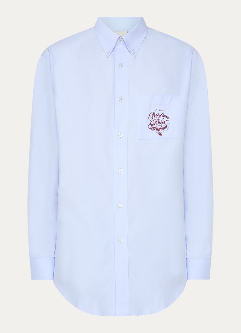 Drôle de Monsieur Chemise coupe classique avec broderie