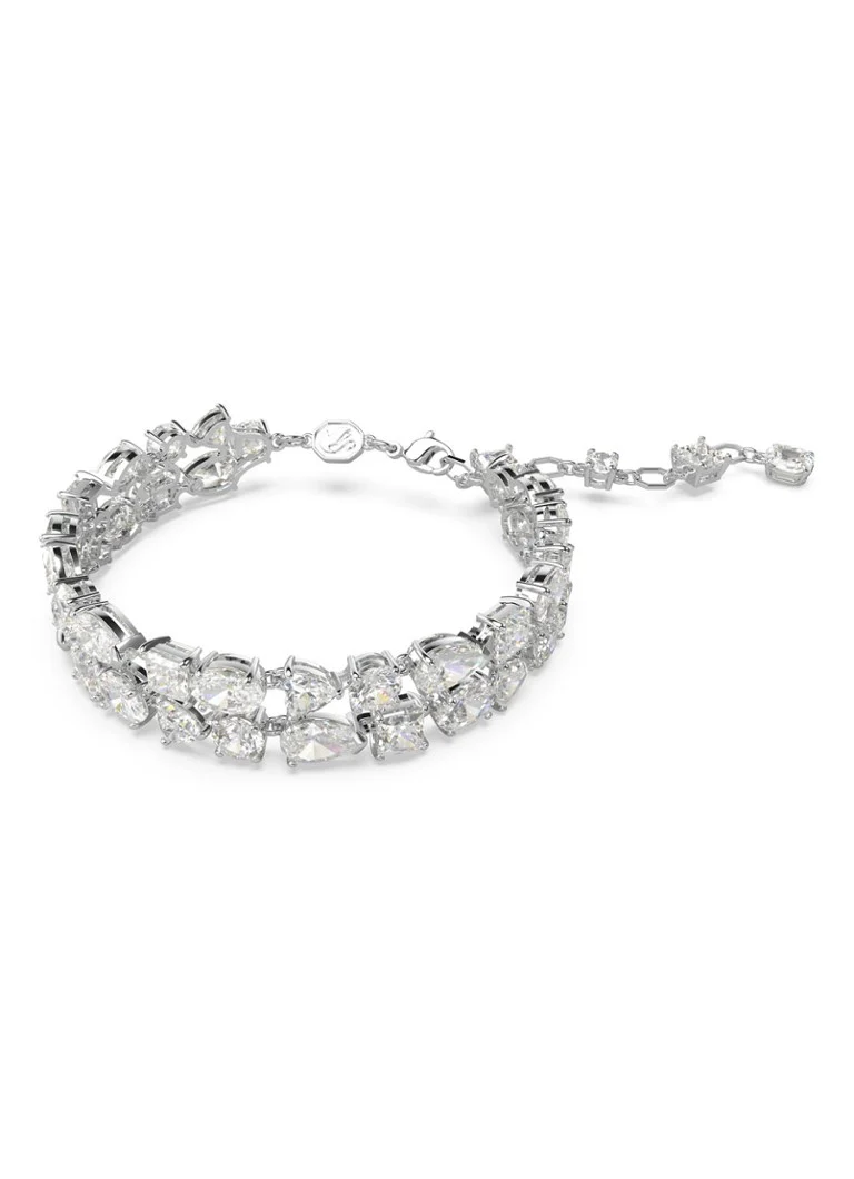 Bracciale a maglie Swarovski Mesmera, taglia M, con cristallo